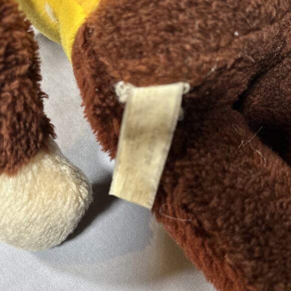 Vintage Knickerbocker 14” Curious George Plush Stuffed Animal Monkey Yellow - Picture 7 of 10